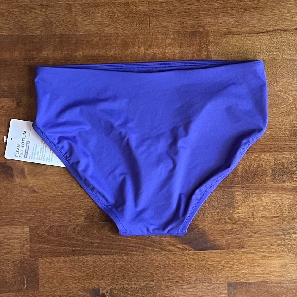 Athleta Clean Full Bottom Bikini Swim Yacht Blue NWT - Picture 5 of 9